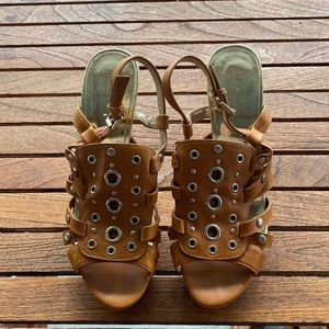 Michael Kors Open Toe Cork Heels